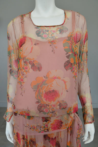 ワンピース SCAN FLOWER CHIFFON DRESS product-mediumsquare-3282495-