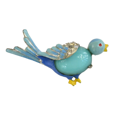 1941 Gene Verrecchio Coro unsigned Mr. and Mrs. Bluebird Pins Brooch