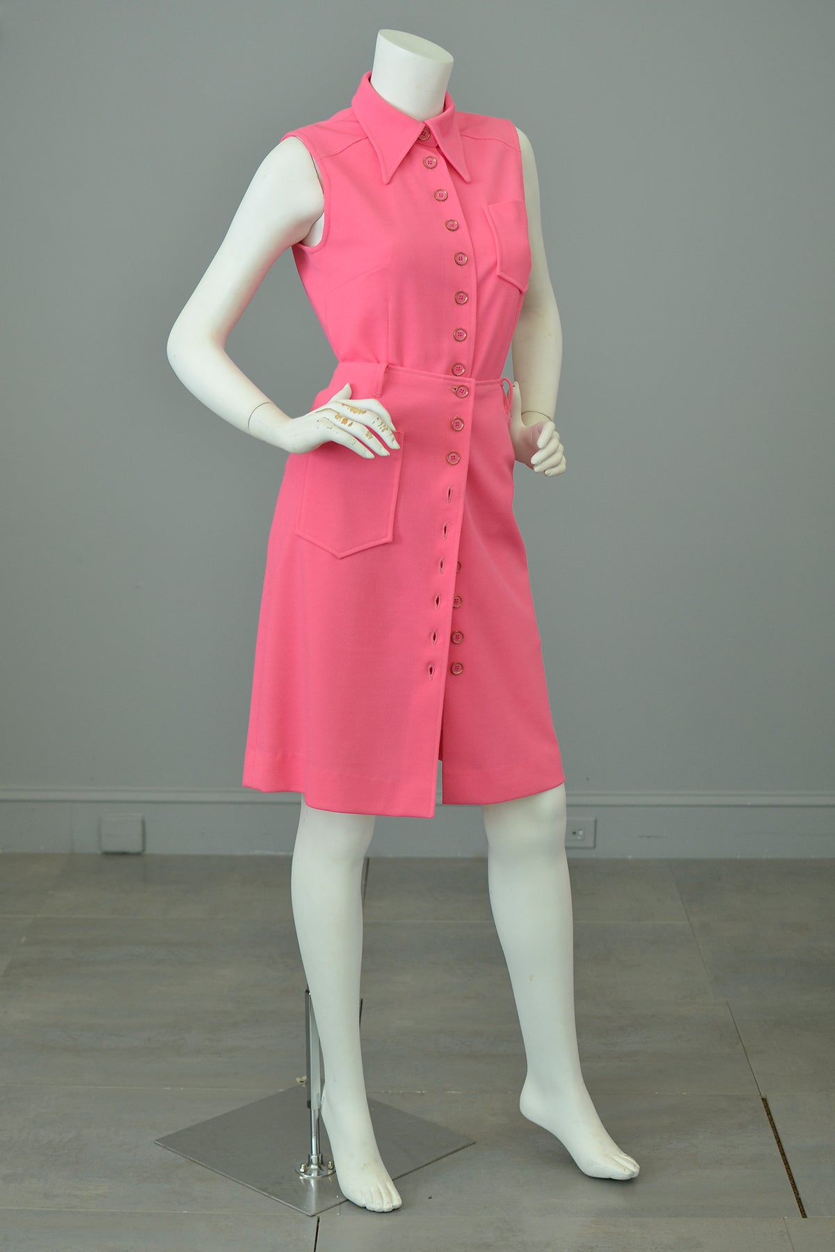 1970s Barbie Hot Pink Romper and Matching Skirt Two Piece Set | VintageVirtuosa 1970s Barbie Hot Pink Romper and Matching Skirt Two Piece Set | VintageVirtuosa