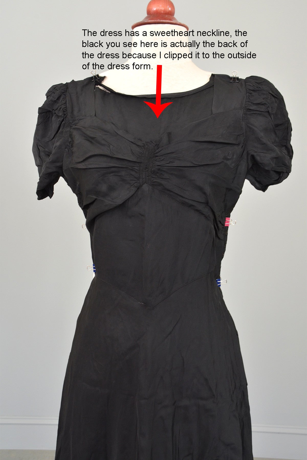 1930s 40s Black Cascading Ruffles Gown / Underslip for Study or Restor | VintageVirtuosa 1930s 40s Black Cascading Ruffles Gown / Underslip for Study or Restor | VintageVirtuosa