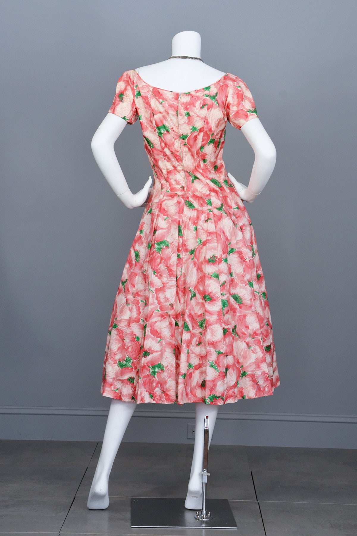 pink and red party dress Simple A Line Satin Split Hot Pink Prom Dress Party Dress PSK045