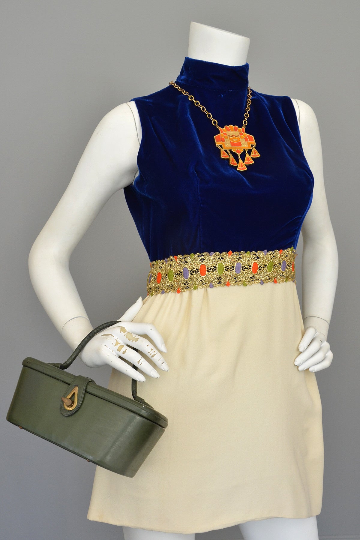 Vintage 60s Mod Micro Mini Tunic GoGo Dress with Matching Pants Vintage 60s Mod Micro Mini Tunic GoGo Dress with Matching Pants