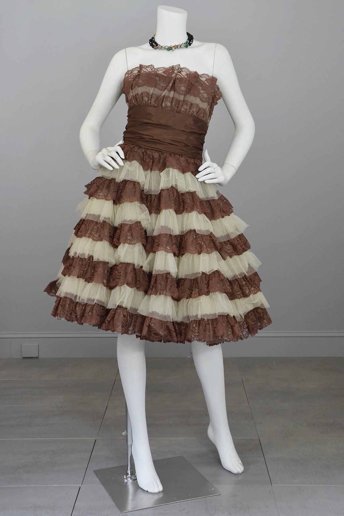 betsy johnson tea party dress RARE Betsey Johnson Lace Ruffle Tea Party Dress