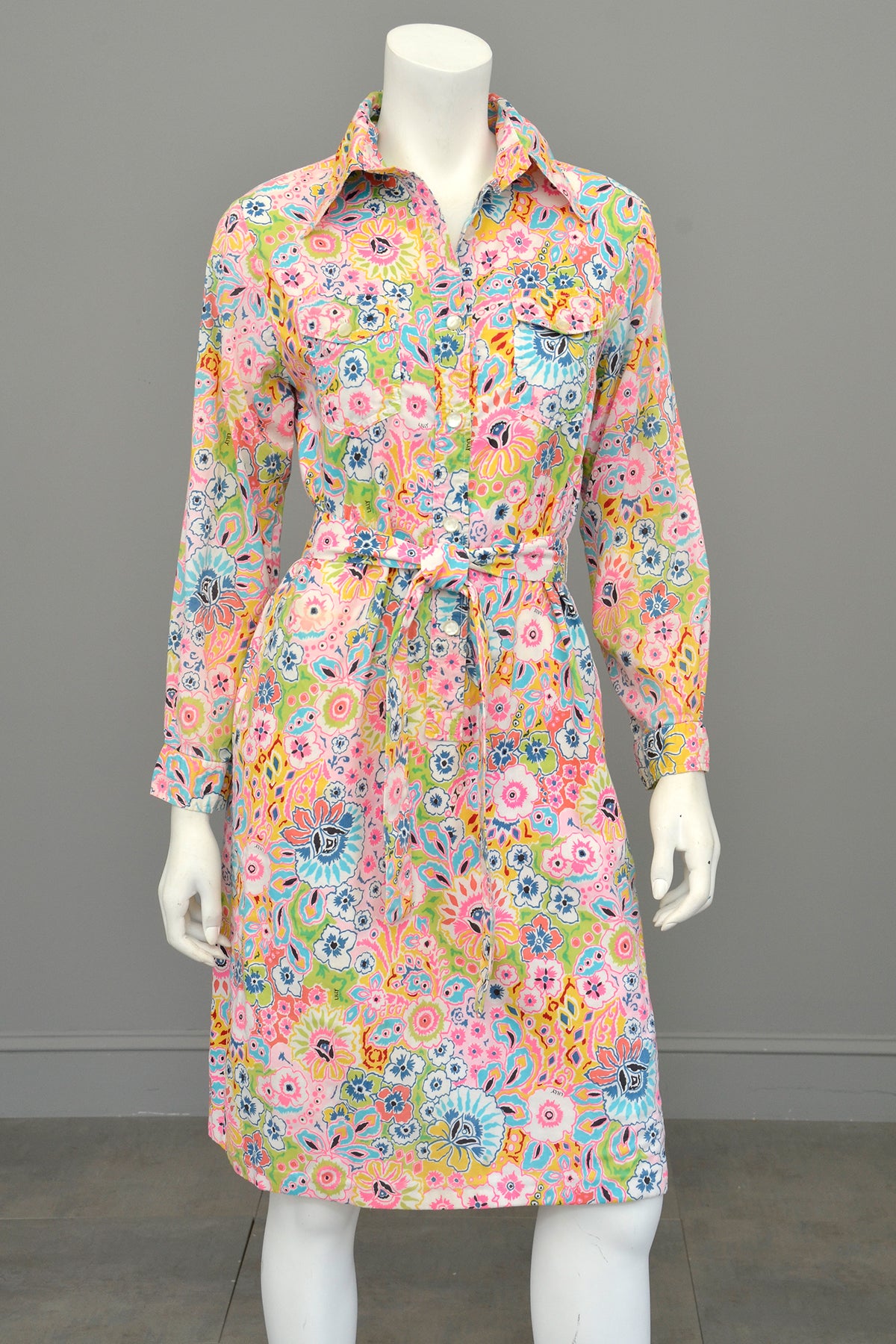 1960s Vintage Lilly Pulitzer Floral Print Button Down Dress | The Lill | VintageVirtuosa 1960s Vintage Lilly Pulitzer Floral Print Button Down Dress | The Lill | VintageVirtuosa
