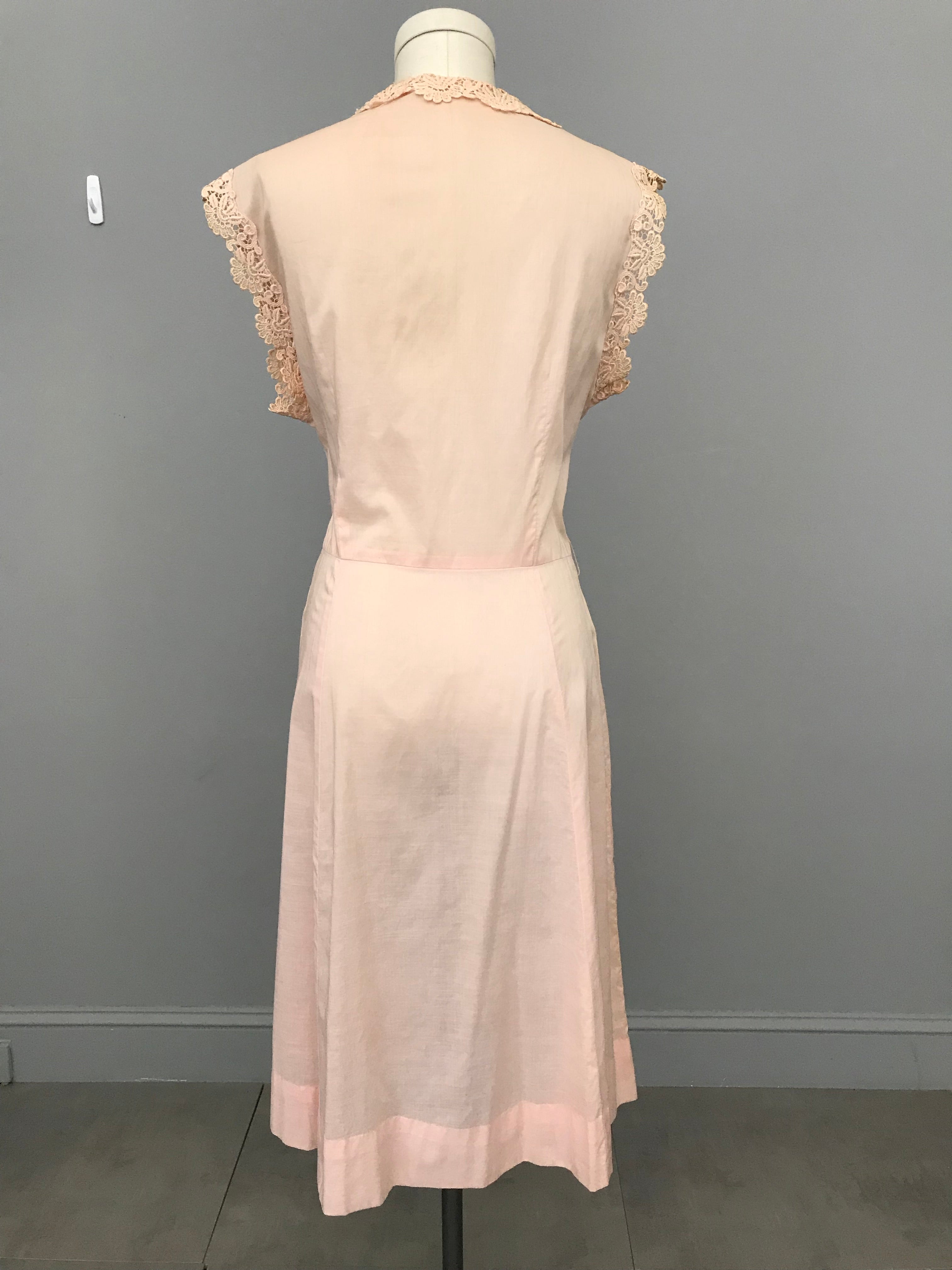 pink 40s dress 30s Evening Dress Pink Taffeta 40s Vintage Formal Party Dress Junior Medium VFG